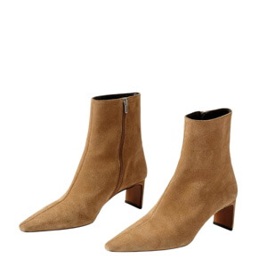 Mint Velvet Macy Neutral Suede Ankle Boots